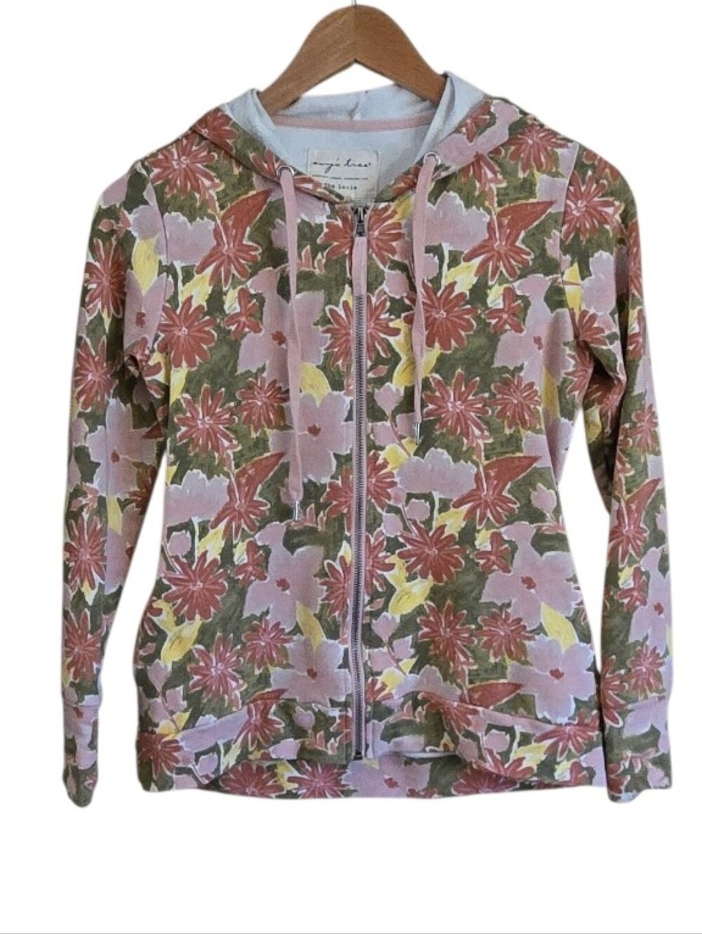 Evy's Tree The Lucia Floral Zip Up Hoodie